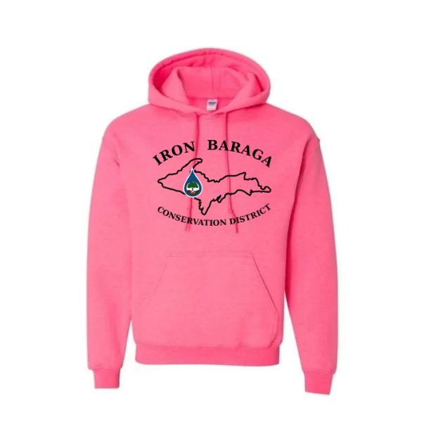 1315SPH Safety Pink Adult Hoodie
