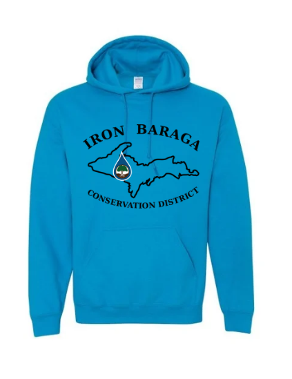 Iron Baraga Conservation District Adult Solid Color Hoodies