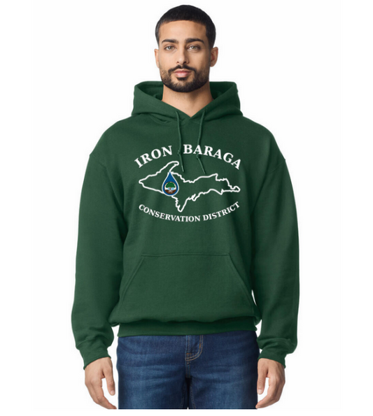 1315FGH Forest Green Adult Hoodie