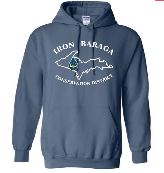 1315IBH Indigo Blue Adult Hoodie