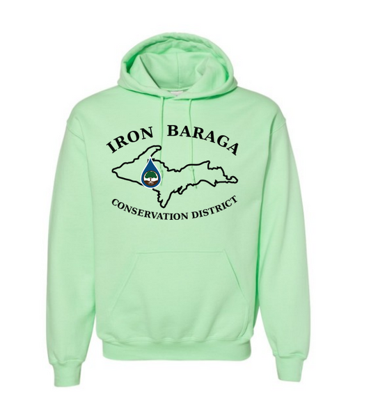 1315MGH Mint Green Adult Hoodie