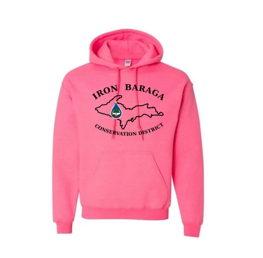 1315SPH Safety Pink Adult Hoodie